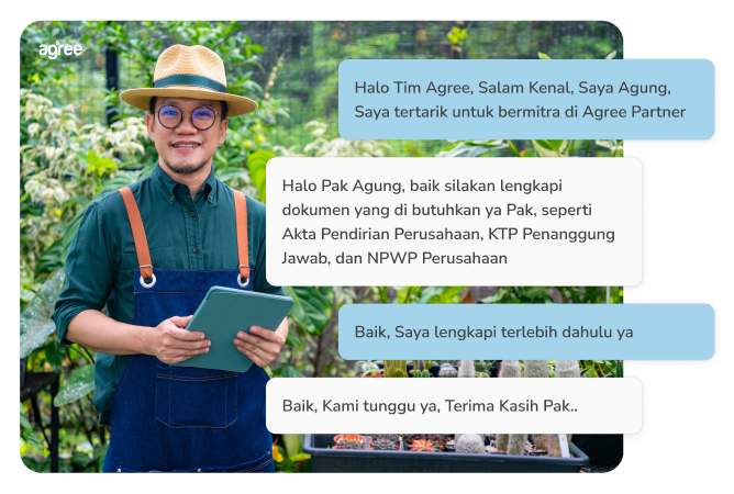 Ilustrasi registrasi Perusahaan Agribisnis tahap 1